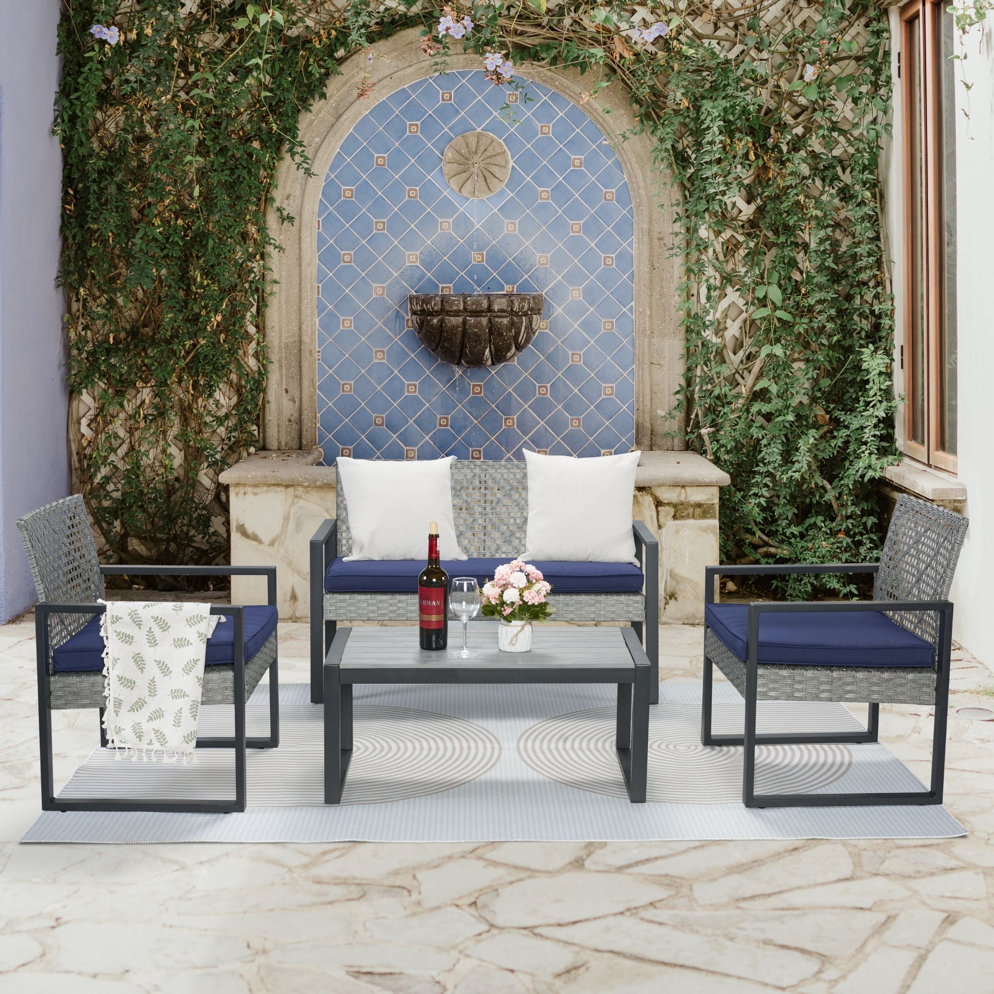 4-Piece Patio Furniture Set