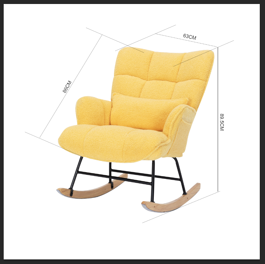 Teddy Upholstered Glider Rocker