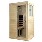 Canadian Hemlock Wood One Person Far Infrared Sauna