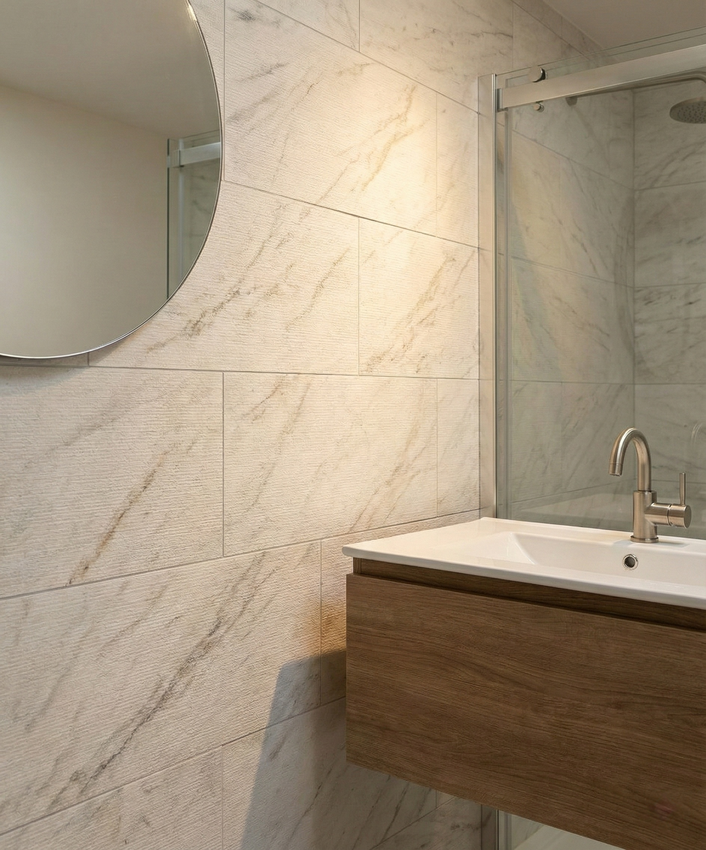 12x24 White Marble for Wall Décor