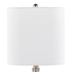 Belle 20" Contemporary Glass Accent Lamp