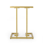 Modern Glam C-Shaped End Table