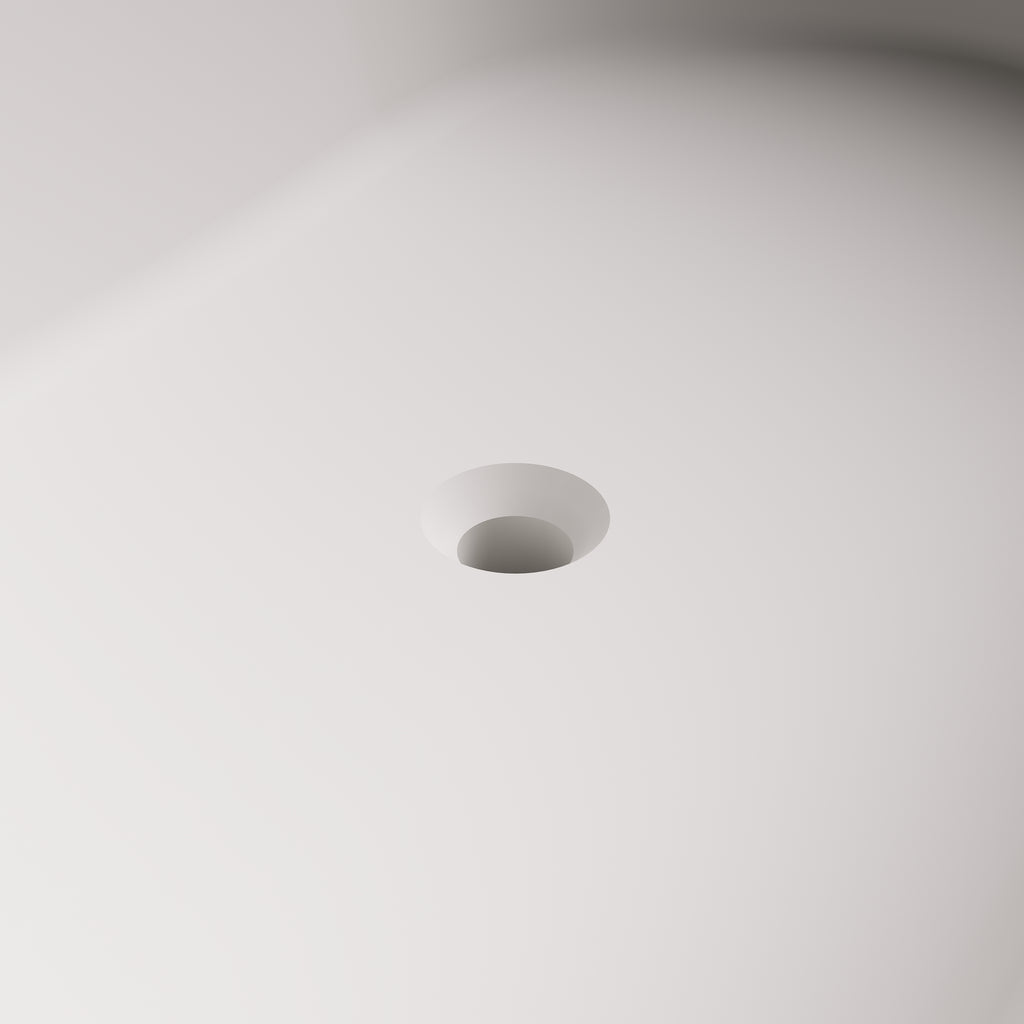 59" Freestanding Bathtub, Oval Shaped Stone Resin Freestanding Tubs