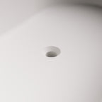 59" Freestanding Bathtub, Oval Shaped Stone Resin Freestanding Tubs