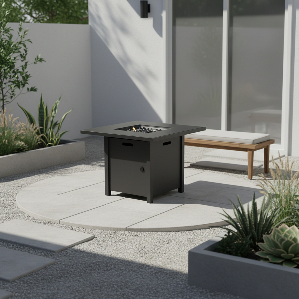 30" Powdercoated Metal Fire Pit