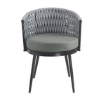 Outdoor Dining Chair - Metal & Rope