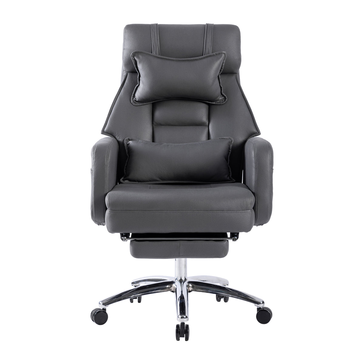 Swivel Ergonomic Office Chair, High Back with Lumbar Support, Dark Grey