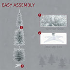 Pencil Christmas Tree with 499 Realistic Branch Tips