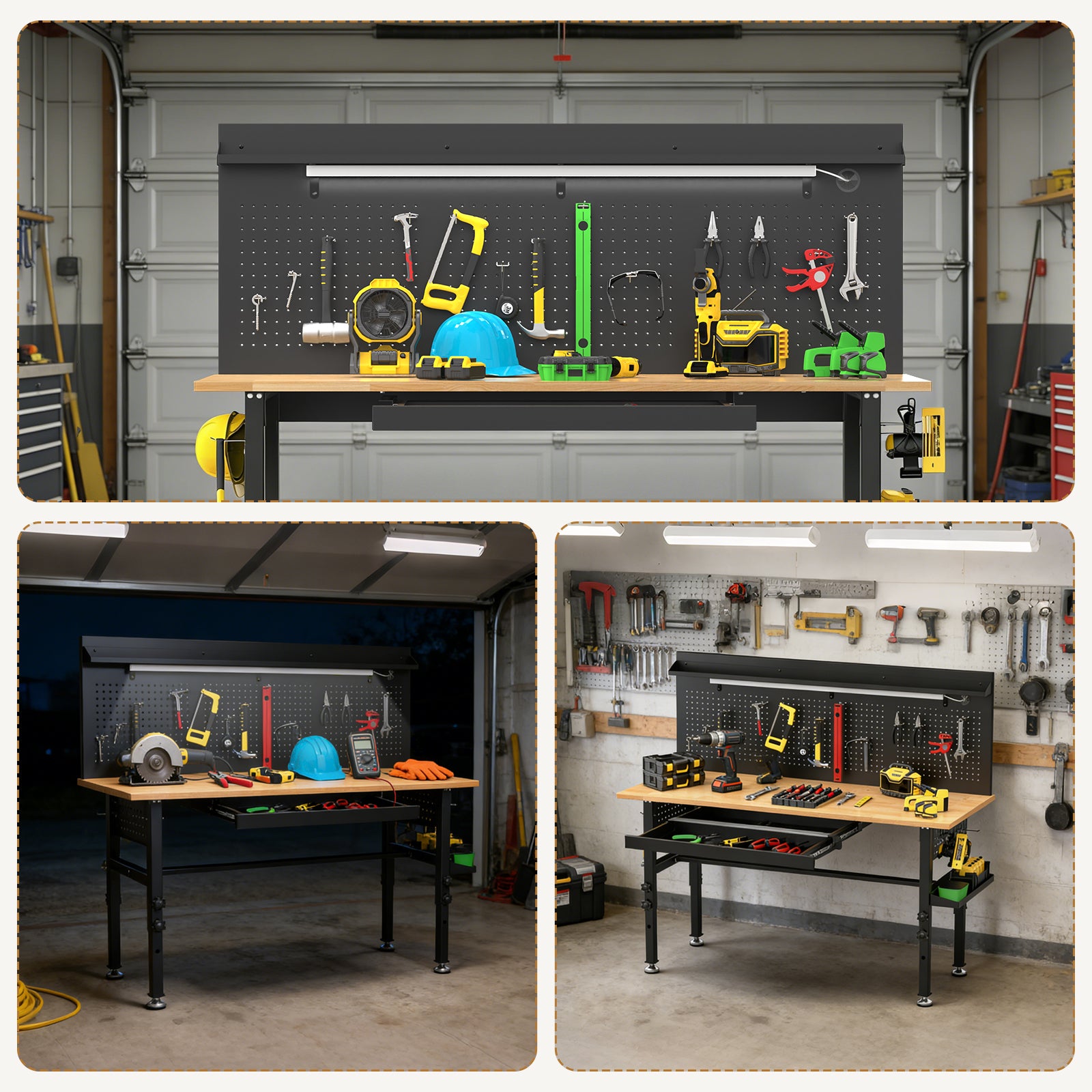 60" Workbench with Drawers