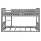 Twin Over Twin Bunk Bed with Ladder