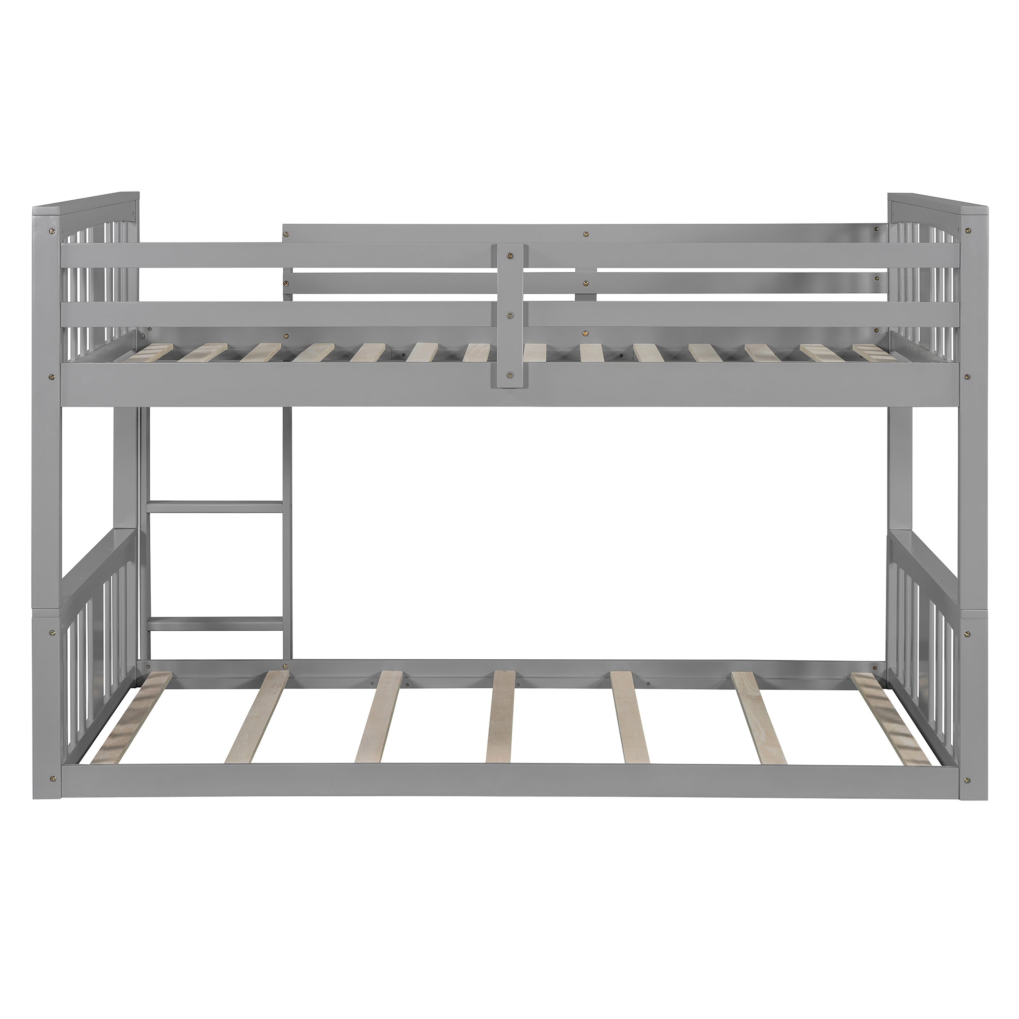 Twin Over Twin Bunk Bed with Ladder