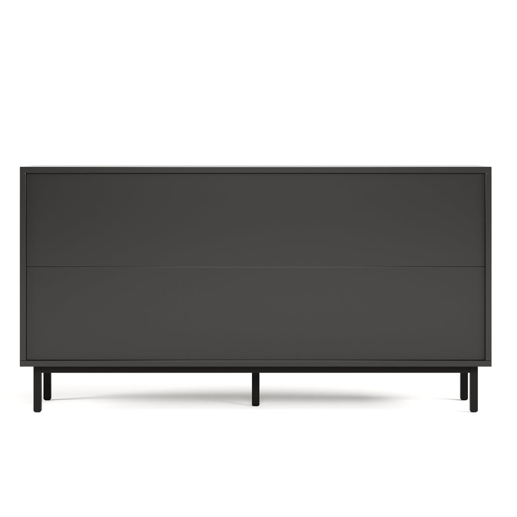 60.3" with 4 doors for Buffet Cabinets, Glazed painting art storage Cabinets, American retro control Console Table decorative Cabinets, Living room, Bedroom, Dining room