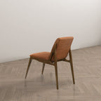 Grivelle Orange Fabric Dining Chair (Set of 2)