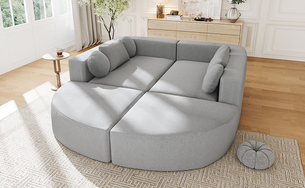 Boneless Couch Modular Sectional Sofa