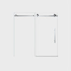 Frameless Shower Door 56-60" W x 60" H