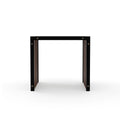 PINSTRIPE DARK END TABLE