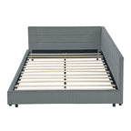 Queen Size Upholstered Tufted Bed Frame