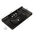 VICI 36" Bathroom Ceramic Basin