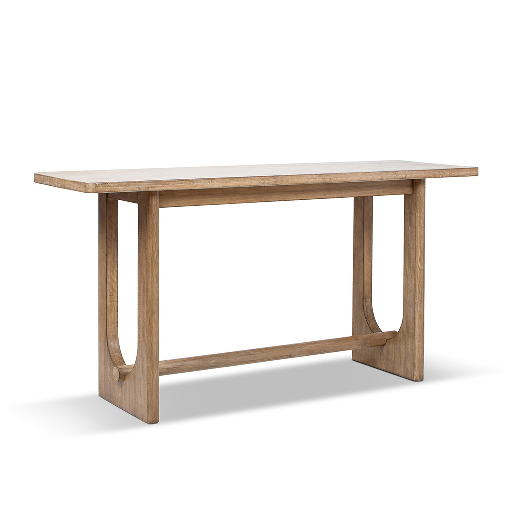 Turnkey 72" Modern Trestle Console Table - Antique