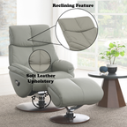 Kandoro Swivel Accent Chair with Ottoman