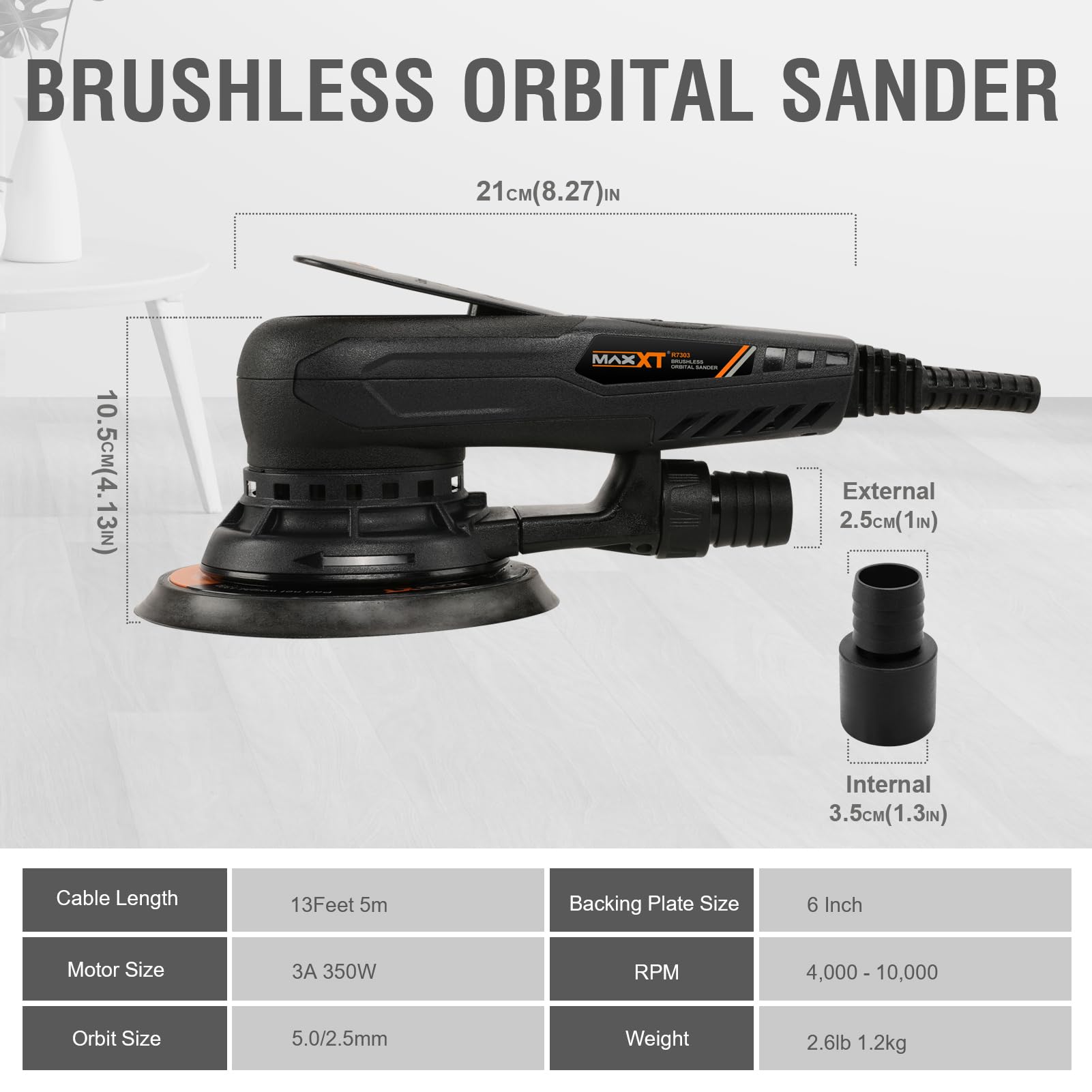 Electric 5mm Random Orbital Sander