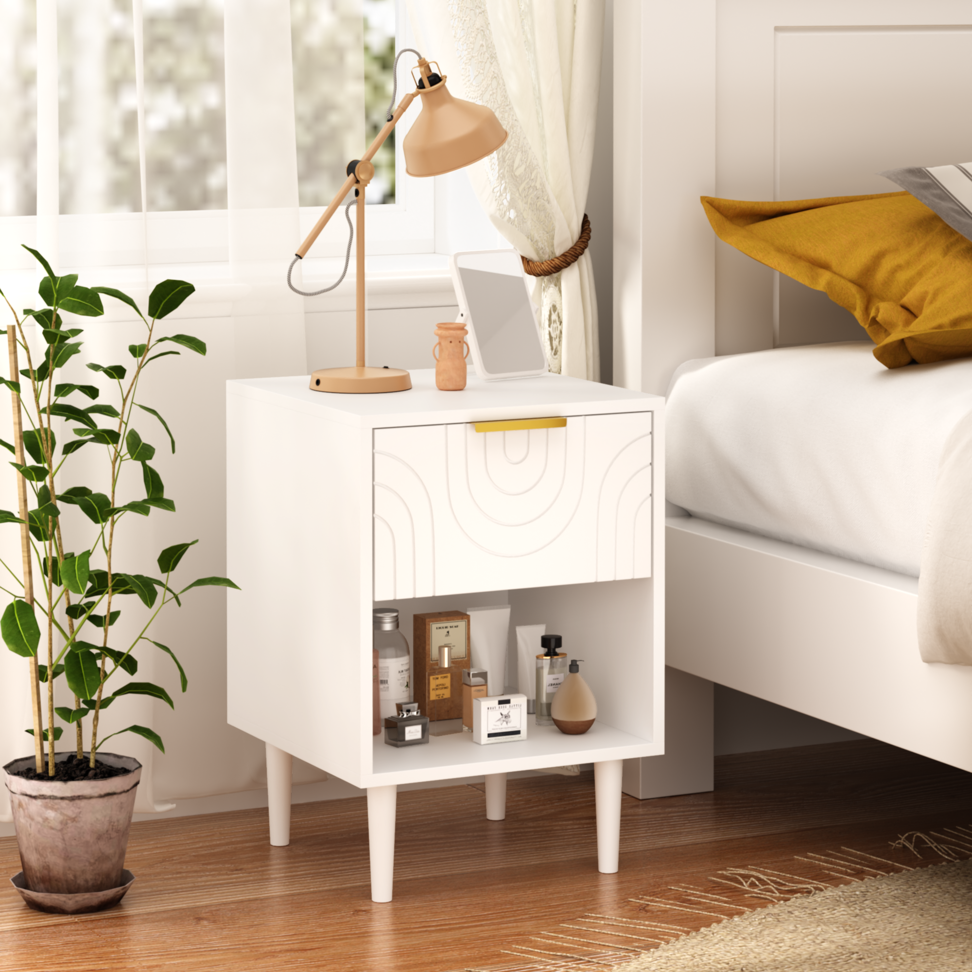 22.83" H Modern Nightstand