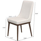 Kate Mid-Century Modern Dining Chair (Set of 2)
