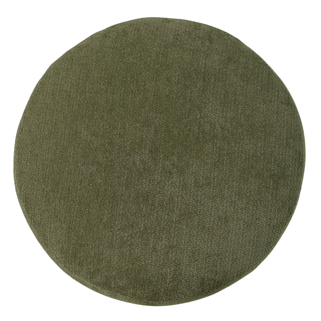 Green Pet Friendly Ottoman with Removable Pet Cushion