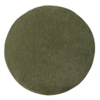Green Pet Friendly Ottoman with Removable Pet Cushion