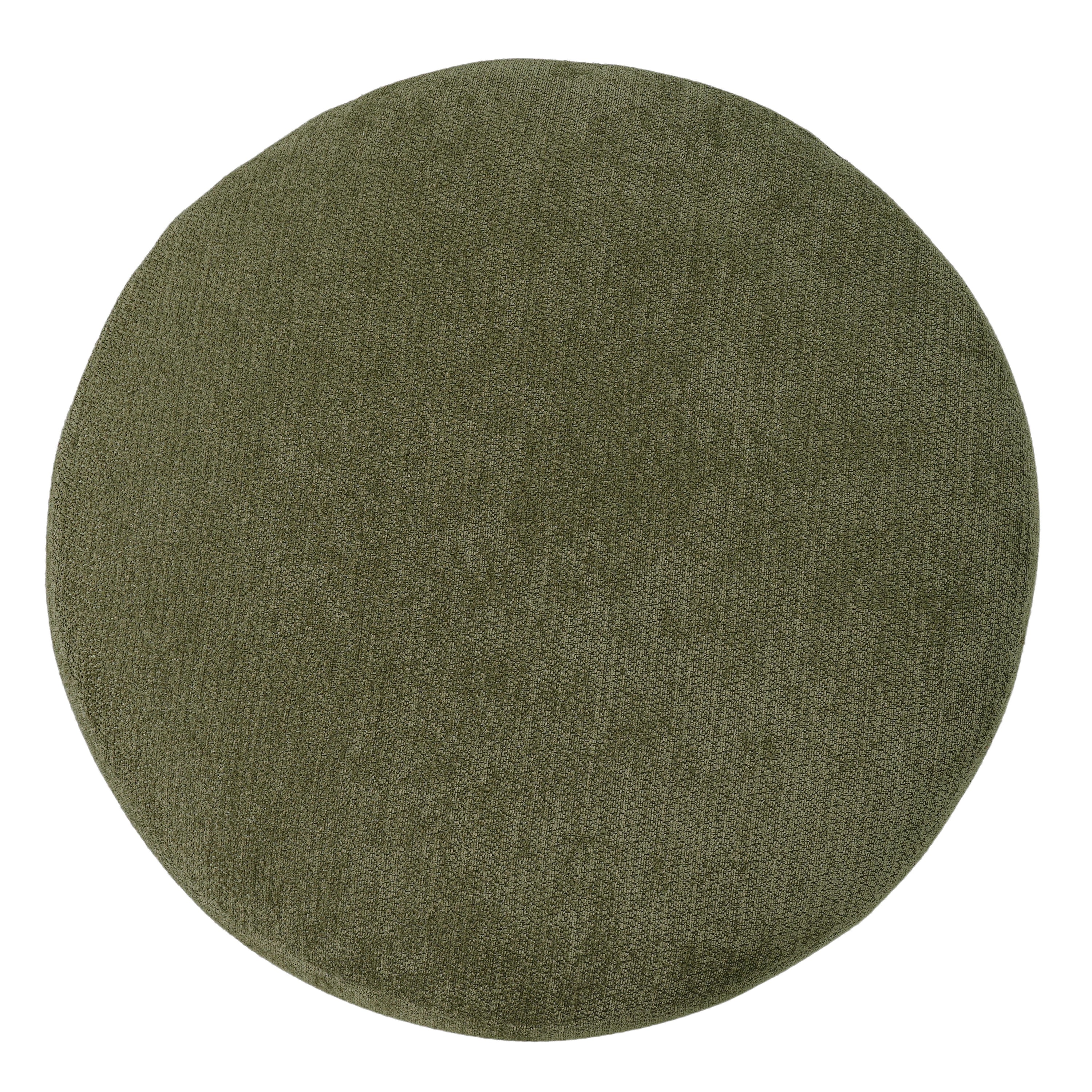 Green Pet Friendly Ottoman with Removable Pet Cushion