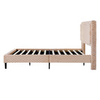Simple Modern Camel Plush Soft Bed
