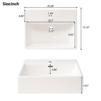 20-Inch Bathroom Vanity With Ceramic Sink