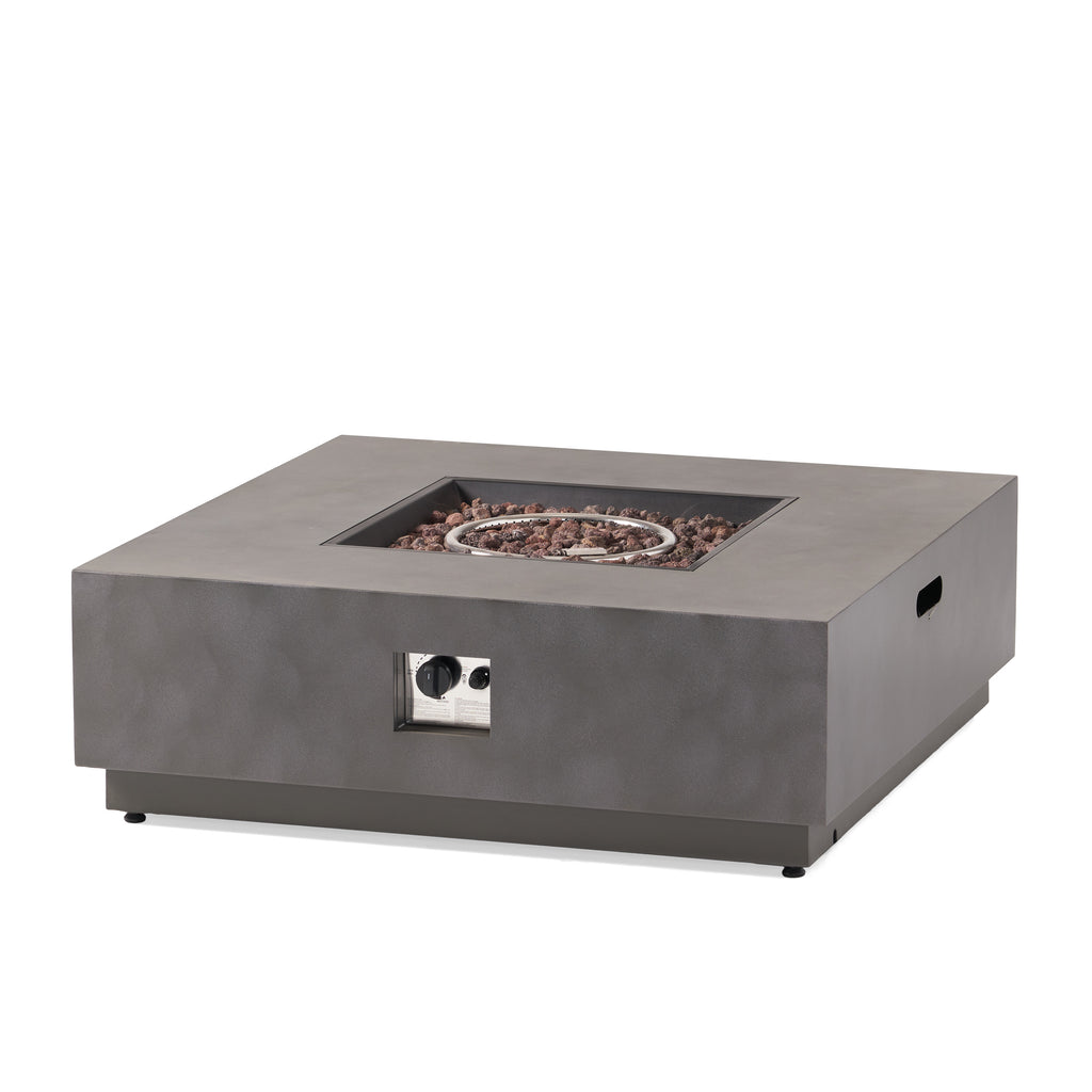 Square Iron Fire Pit - 50,000 BTU