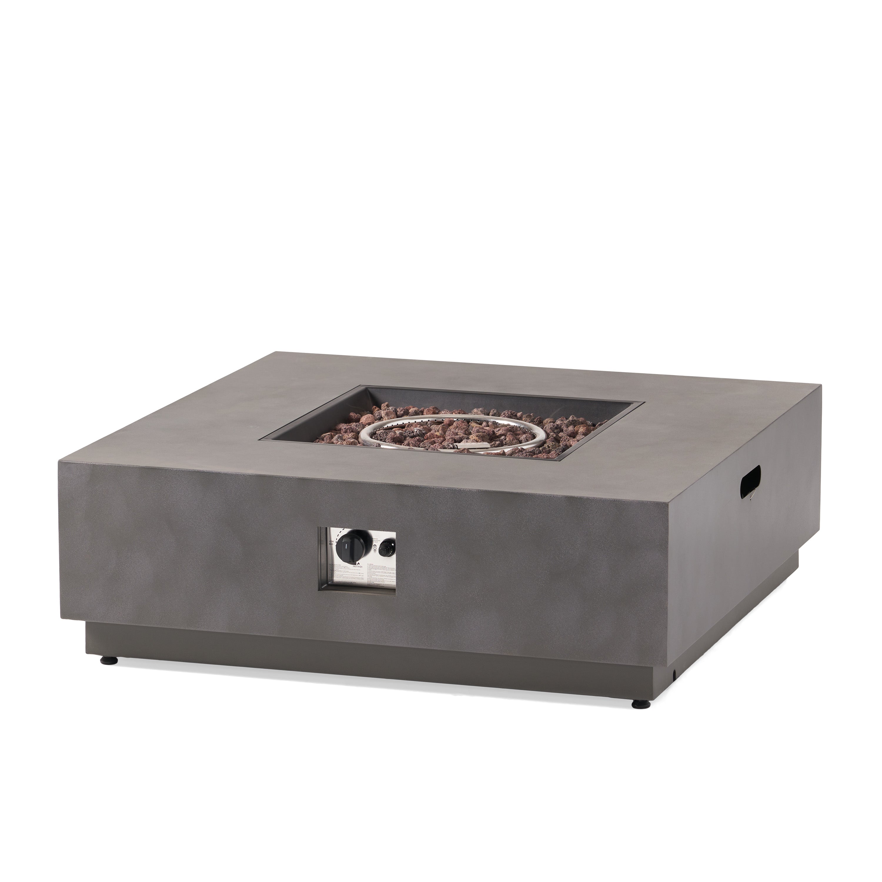 Square Iron Fire Pit - 50,000 BTU