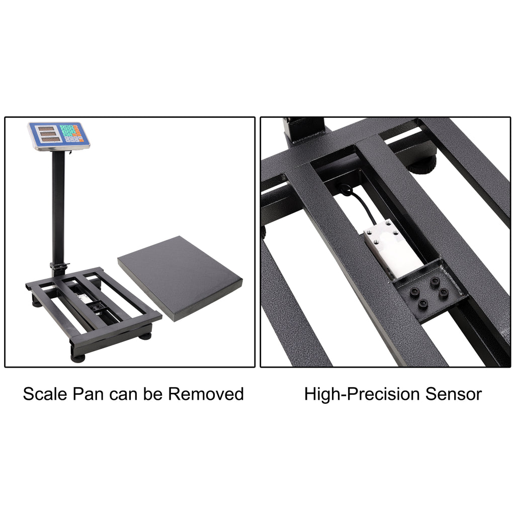 660lbs Weight Computing Digital Scale Floor Platform Scale