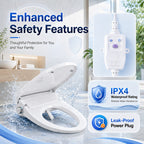 Smart Bidet Toilet Seat with Adjustable Heated Features