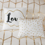 5-Piece Full/Queen 100% Polyester Brushed Printed Comforter Set