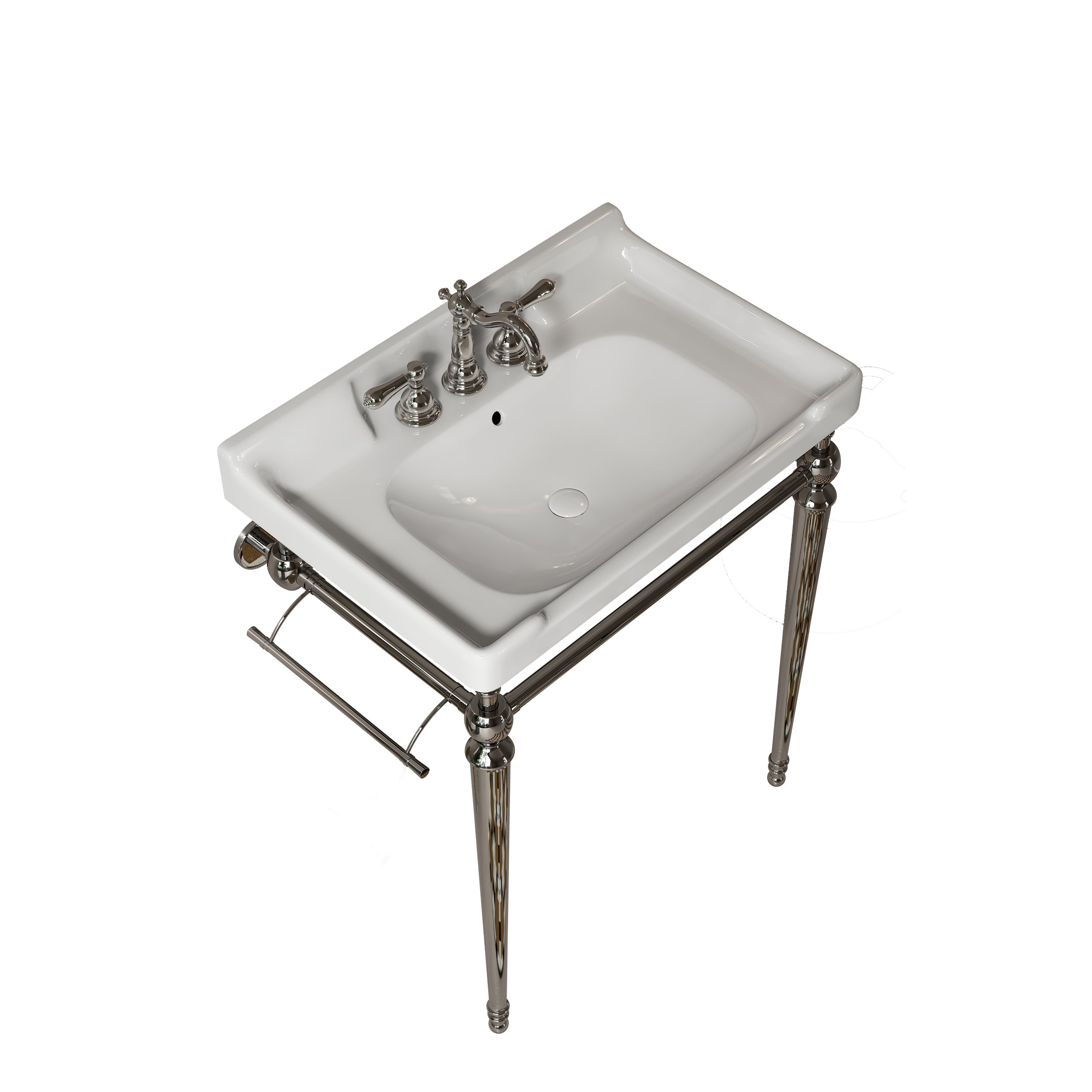 VICI 28" Bathroom Console Sink, Wall-Mounted