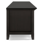 Amherst 72 Inch Wide Solid Wood Low TV Stand in Hickory