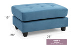 Stylish Aqua Ottoman For Any Room