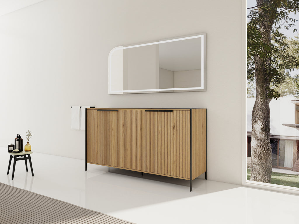 60" Freestanding Bathroom Vanity (KD-Packing) - Excluding Sink