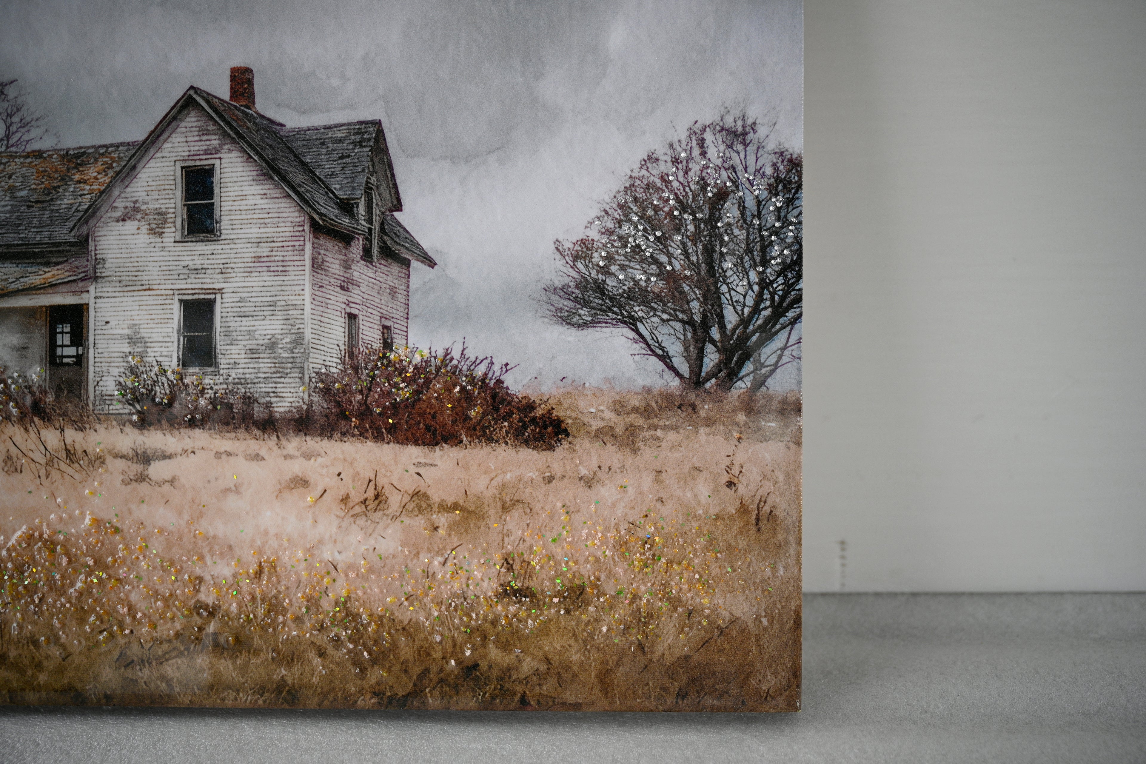 Framed Rustic Farmhouse Wall Art - Vintage Barn