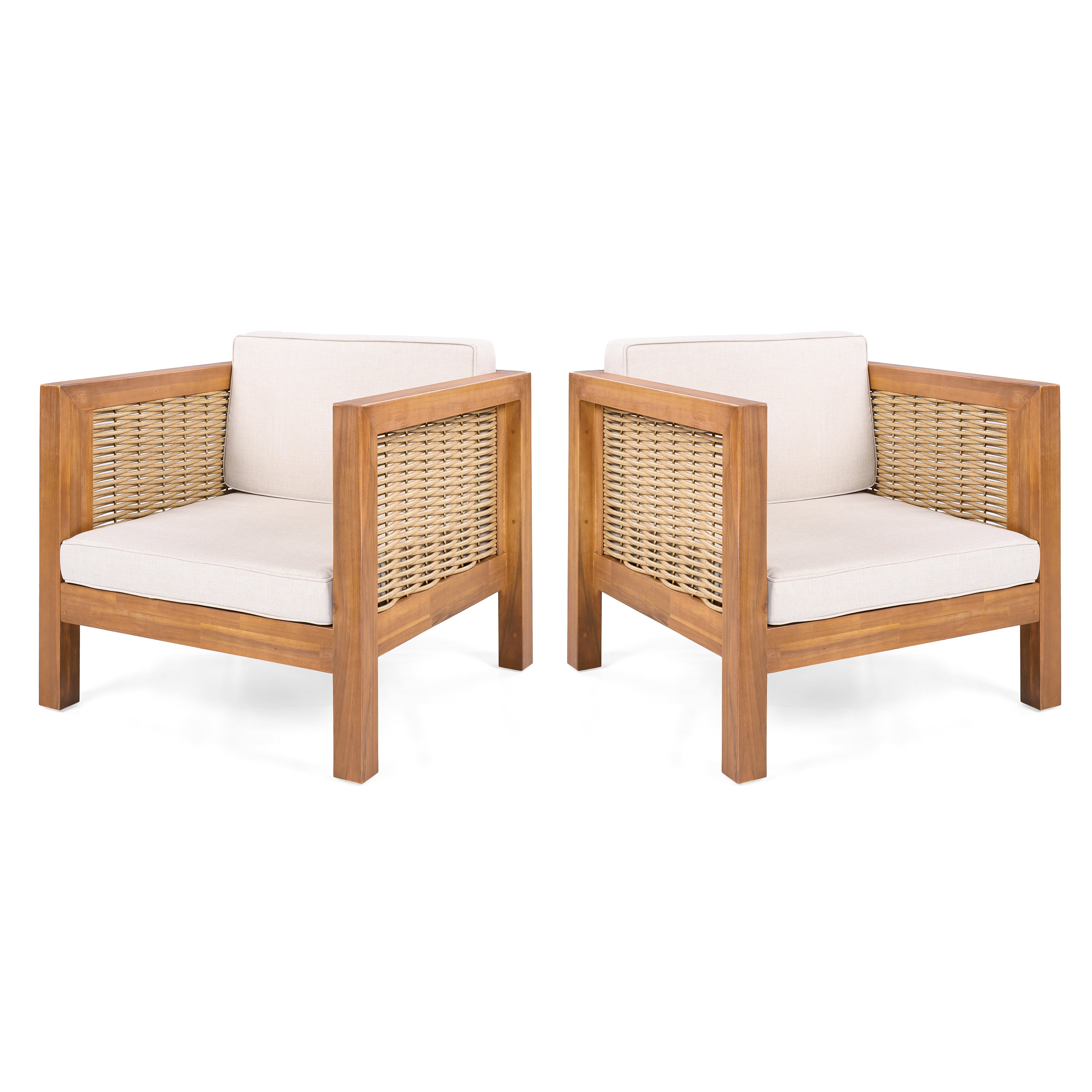 Outdoor Club Chair Set of 2