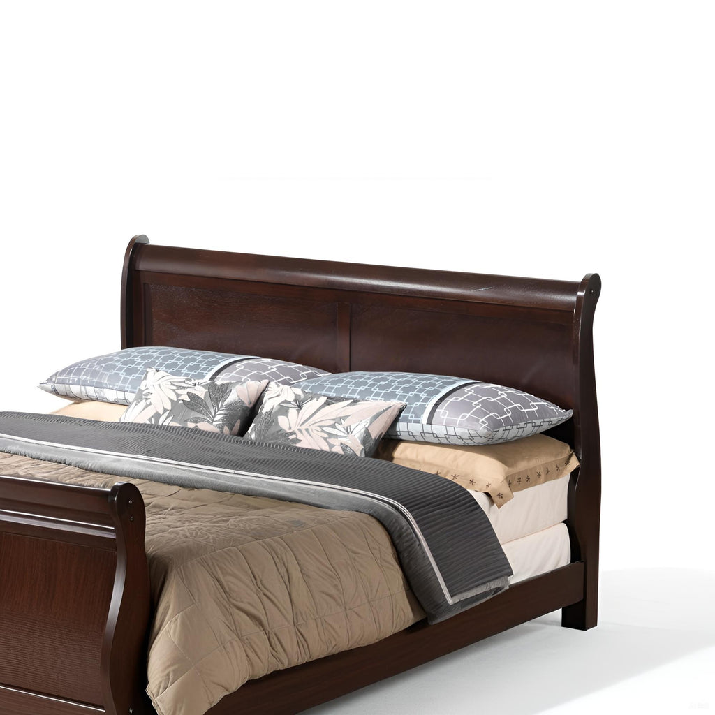 Louis Phillipe G3125A-QB Queen Bed, Cappuccino