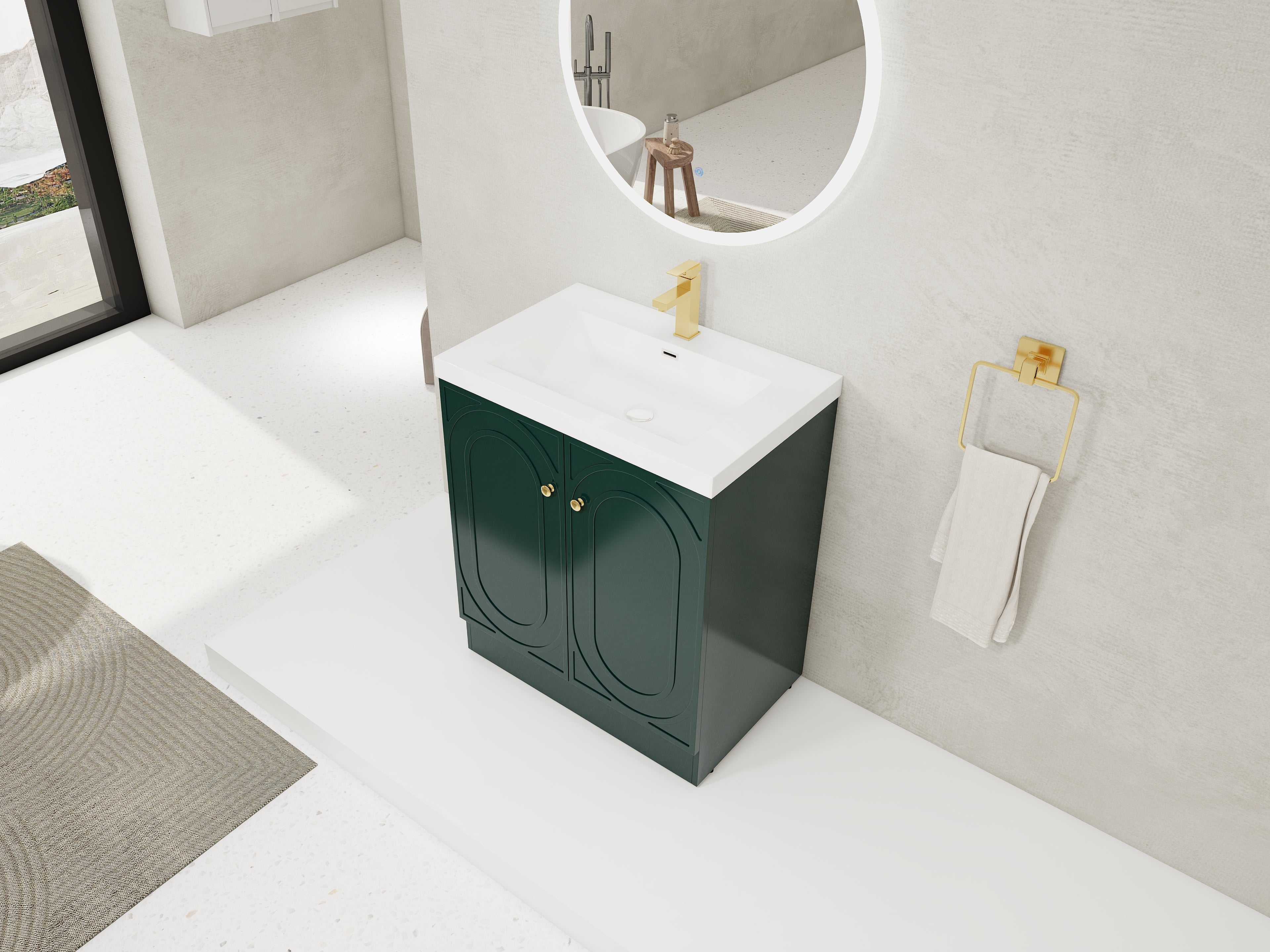 30" Freestanding Bathroom Vanity