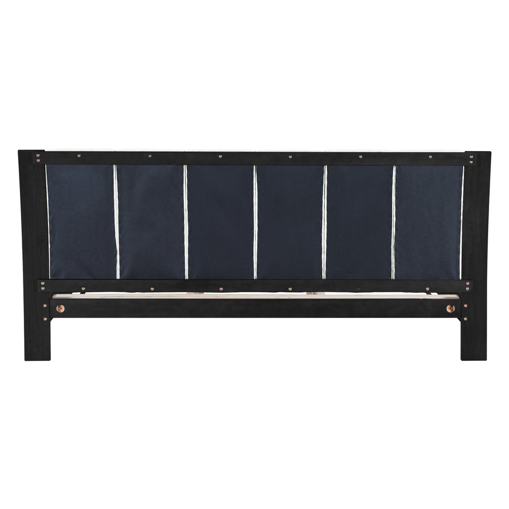 King Size Bed Frame in Black and White