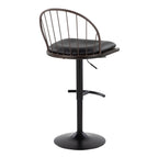 Adjustable Height Barstool with Swivel