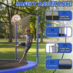 14FT Kids Trampoline with Safety Enclosure Net