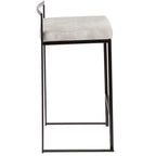 26" Contemporary Stackable Counter Stool Set