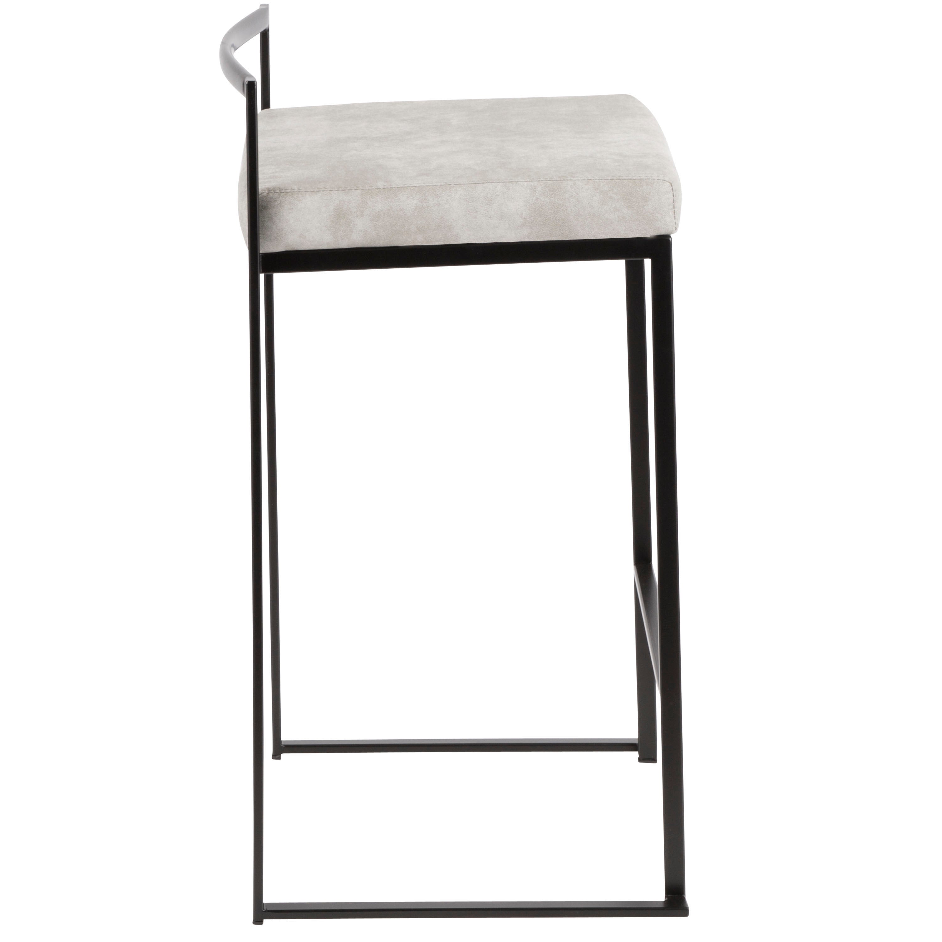 26" Contemporary Stackable Counter Stool Set